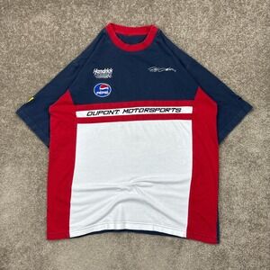 Vintage Y2K Jeff Gordon Dupont Motorsports Pepsi NASCAR Racing T Shirt XL